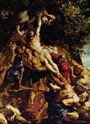 Peter Paul Rubens: A kereszt felállítása